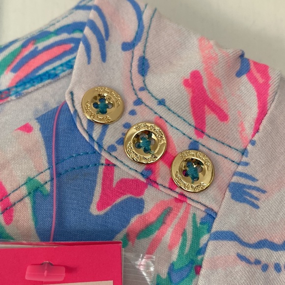 NWT Lilly Pulitzer UPF 50+ Sophie Dress in Blue Peri Viva La Lilly - Picture 6 of 6